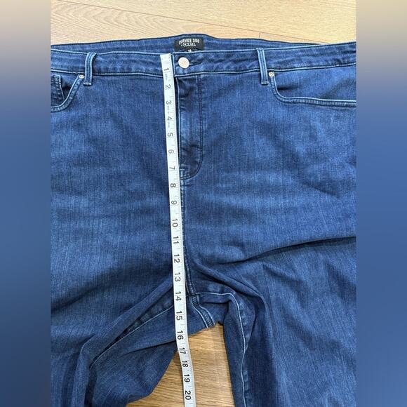 NYDJ Curves 360 Plus Size Slim Straight Capri Crop Jeans Size 28 - Picture 10 of 11